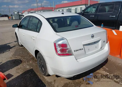 2007 Nissan Sentra 2.0 из США, поврежденный, VIN 3N1AB61E77L671550